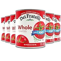 Dei Fratelli Whole Tomatoes (28 oz. cans, 6 pack) - Vine-Ripened – Non-GMO