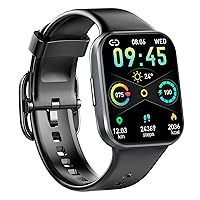 Smart Watch, 2023 Fitness Tracker Watch for Men Women, 1.69'' Touch Smartwatch Fitness Watch with Heart Rate Monitor/Pedometer/Sleep Monitor, 25 Sports Waterproof Activity Tracker for Android Molocy