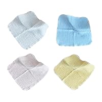 4xBaby Feeding Bibs Wiping Towel Strong Absorbent Infants Toddlers Saliva Bibs Face Towel Baby Supplies 20/25/30/34cm Infant Towel
