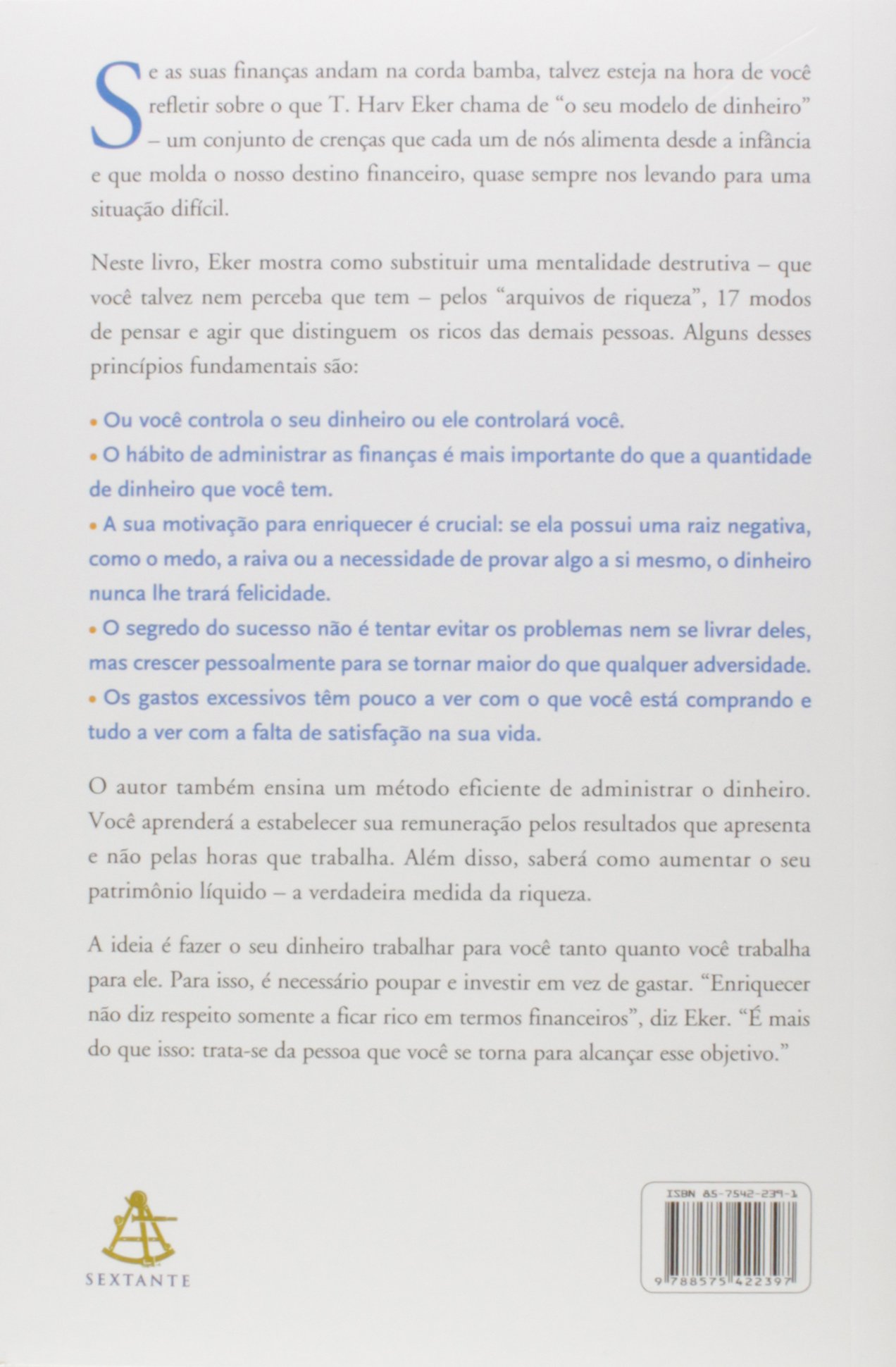 Segredos da Mente Milionaria - Secrets of the Millionaire Mind: Mastering the Inner Game of Wealth (Em Portugues do Brasil)