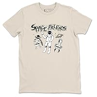 Graphic Tees Space Friends Design Printed 5s Sail Sneaker Matching T-Shirt
