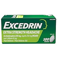 200mg Tablets (300 Count) & Excedrin Extra Strength Headache Relief Caplets (100 Count)