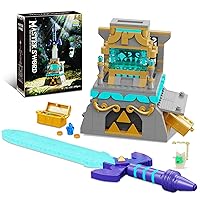 BOTW The Master Sword Glowing Building Block Set，Compatible with Lego Link’s Sword Toy Set for Adults Boy Fans Kids Ages 6-12 Year Old（498PCS）