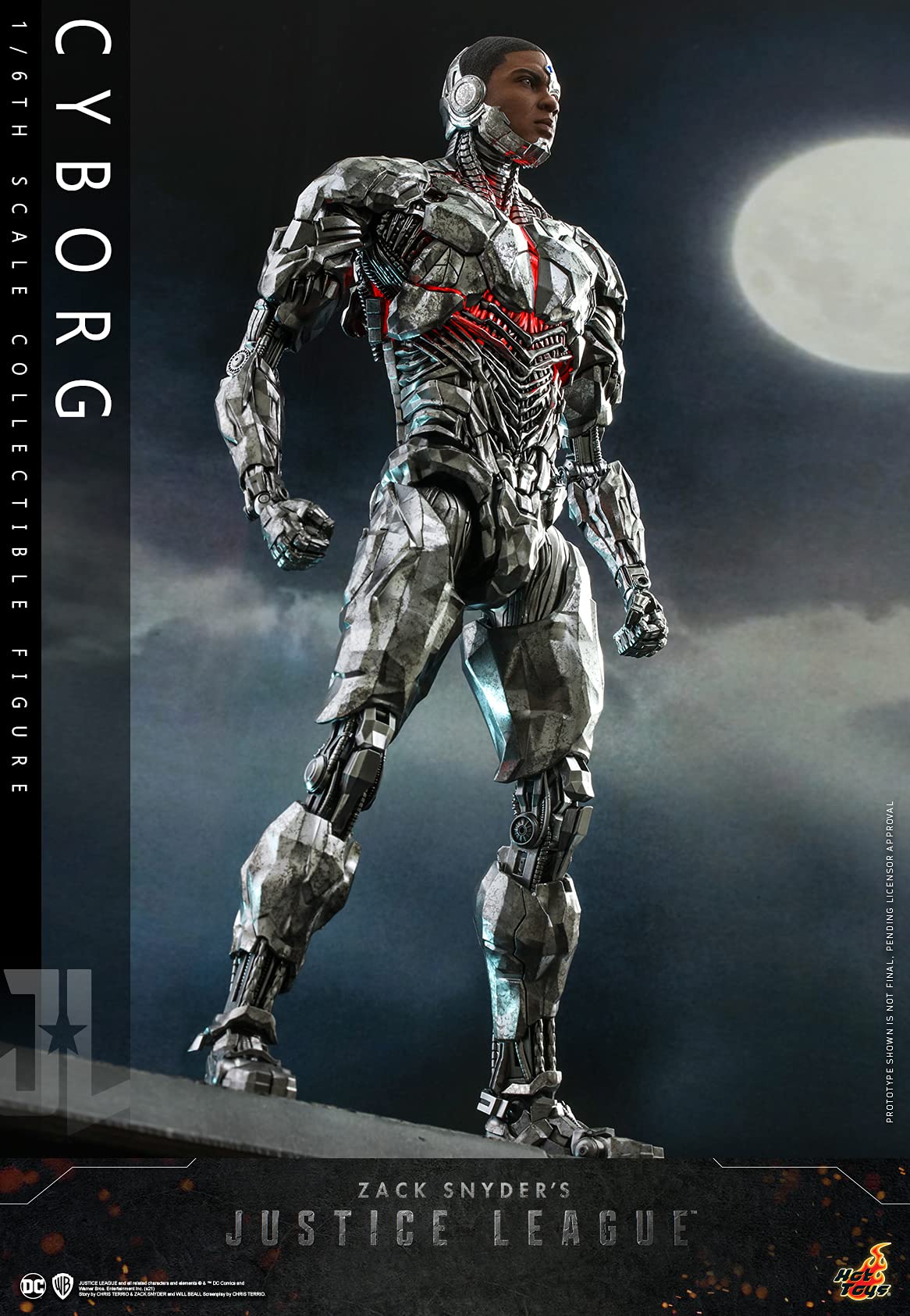 Hot Toys 1:6 Cyborg - Zack Snyder's Justice League, Silver