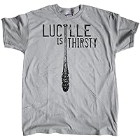 Men's Negan Lucille is Thirsty The Walking Dead Regular Fit T-Shirt