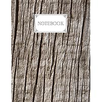 Notebook: Tree Stump Wood Effect