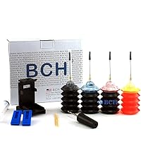 BCH Ink Refill Kit for Inkjet Printer Cartridges: 60 61 62 63 64 65 901 902 & More -