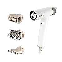 HD331 SpeedStyle RapidGloss Finisher and High-Velocity Dryer with IQ Speed Styling and Drying Suite, Lightweight, Ionic, No Heat Damage, Best for Straight and Wavy Hair, Silk
