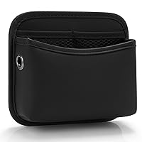Accmor Universal Car Side Pocket Organizer, PU Leather Car Pocket Pouch for Car Seat, Door, Window, Console, Sunglasses Holder for Car, Multifunctional Car Organizer Accessories for Phone Keys Cards