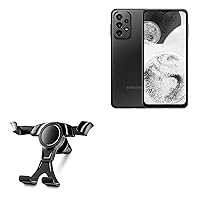 BoxWave Car Mount Compatible with Samsung Galaxy A23 5G UW - X-Switch Car Mount, Air Vent Mounted Car Mount Simple Minimal - Jet Black
