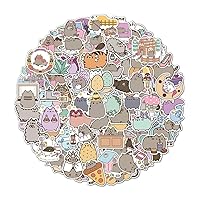Cartoon Stickers,Vinyl Waterproof Stickers for Laptop, Bumper, Skateboard,Water Bottles, Computer, Phone,Cartoon Anime Stickers for Kids Teens Adult (CAT1(100PC))