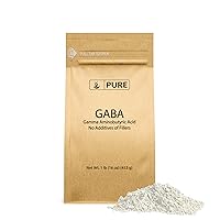 Pure Original Ingredients Gamma Aminobutyric Acid (GABA) Powder (1 lb) Always Pure, No Fillers Or Additives, Lab Verified