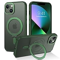 DUEDUE for iPhone 14 Magnetic Case, iPhone 13 Case with Invisible Stand [Compatible with Magsafe], Full Body Protective Cover Slim Shockproof Kickstand Phone Case for iPhone 13/14 6.1