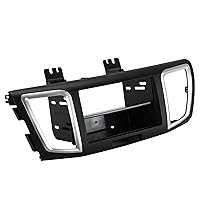 Scosche HA1717B Compatible with 2013-17 Honda Accord ISO Double DIN & DIN+Pocket Dash Kit Black