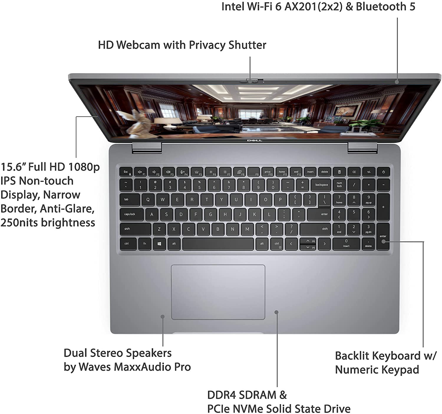 Mua Dell Latitude 5520 Business Laptop, 
