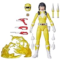 Power Rangers Lightning Collection Remastered Mighty Morphin Yellow Ranger 6-Inch Action Figure, Toys for Boys and Girls Ages 4 and Up