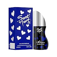 Sweet Heart Classic Perfumes, Long Lasting Eau De Parfum, Premium Fragrance, Package Size - 60 ml, Pack of 2 (Blue Perfume 60 Ml)