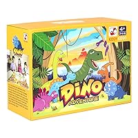 KiddyKiddoUSA Dino Adventure Table top Board Game Trains Social Skills, Concentration and Focus