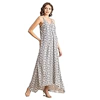 Sleeveless Geometric High Low Rayon Dress - Trendy Summer Style