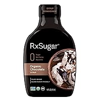 Delicious Plant-Based Organic Chocolate Syrup, 16 oz | Allulose Sweetener | 0 Sugar, 0 Net Carbs, 0 Glycemic | Diabetes-Safe | Keto Certified | Non-GMO Project Verified | Gluten-Free Certified