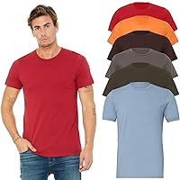 Unisex Short Sleeve T-Shirts Multipack of 1|3|6|10, Make Your Own Color Set