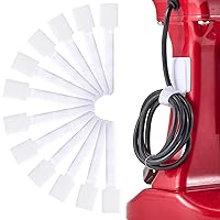 Cord Organizer for Appliances 12 Pack, SUITMAT Cable Organizer Cord Holder for Small Kitchen Appliances, Kitchenaid Stand Mixer Air Fryer Coffee Maker Pressure Cooker (White)
