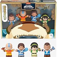 Little People Collector Avatar: The Last Airbender Special Edition Set in Display Gift Box for Adults & Fans, 4 Figures