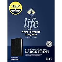 KJV Life Application Study Bible, Third Edition, Large Print (Bonded Leather, Black, Indexed, Red Letter) KJV Life Application Study Bible, Third Edition, Large Print (Bonded Leather, Black, Indexed, Red Letter) Bonded Leather