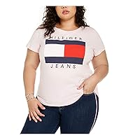 Tommy Hilfiger Women's Plus Essential Basic Short Sleeve T-Shirt