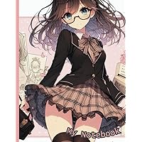 Notebook Manga a righe - Anime e Manga - Block notes -quaderno a righe: Linea Manga Print (Italian Edition)