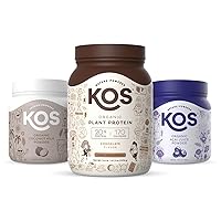 KOS Tropical Paradise Bundle (Plant-Based Chocolate Protein + Organic Acai Powder + Organic Coconut Milk Powder)