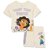 Disney Girls Encanto Mirabel French Terry Tee & Short Set - Toddler GirlsTee & Short Set