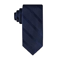 Tommy Hilfiger Men's Classic Solid Textured Stripe Tie