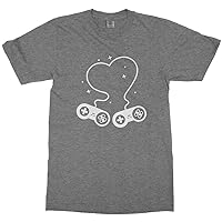 Threadrock Kids Heart Formed by Video Game Controllers Youth T-Shirt