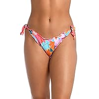 Hobie Women's Side Tie Merrow Hipster Bikini Swimsuit Bottom