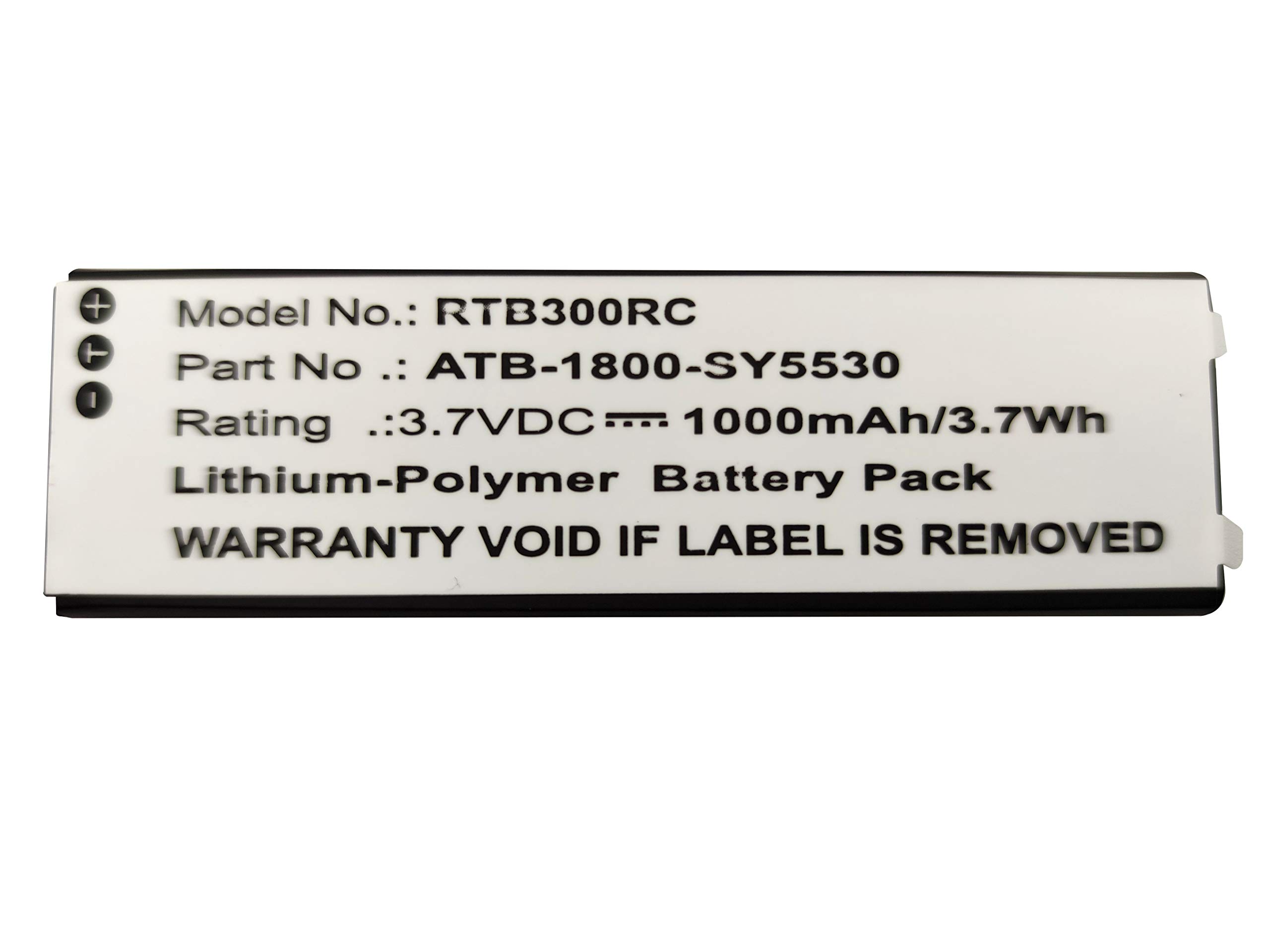 ATB-1800-SY5530 Battery Replacement for RTI T2X RTI T2i RTI T3X ATB-900-SY5531