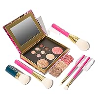 LAURA GELLER The Best of the Best Baked Palette + 5pc Full Face Makeup Brush Gift Set - Amazon Exclusive