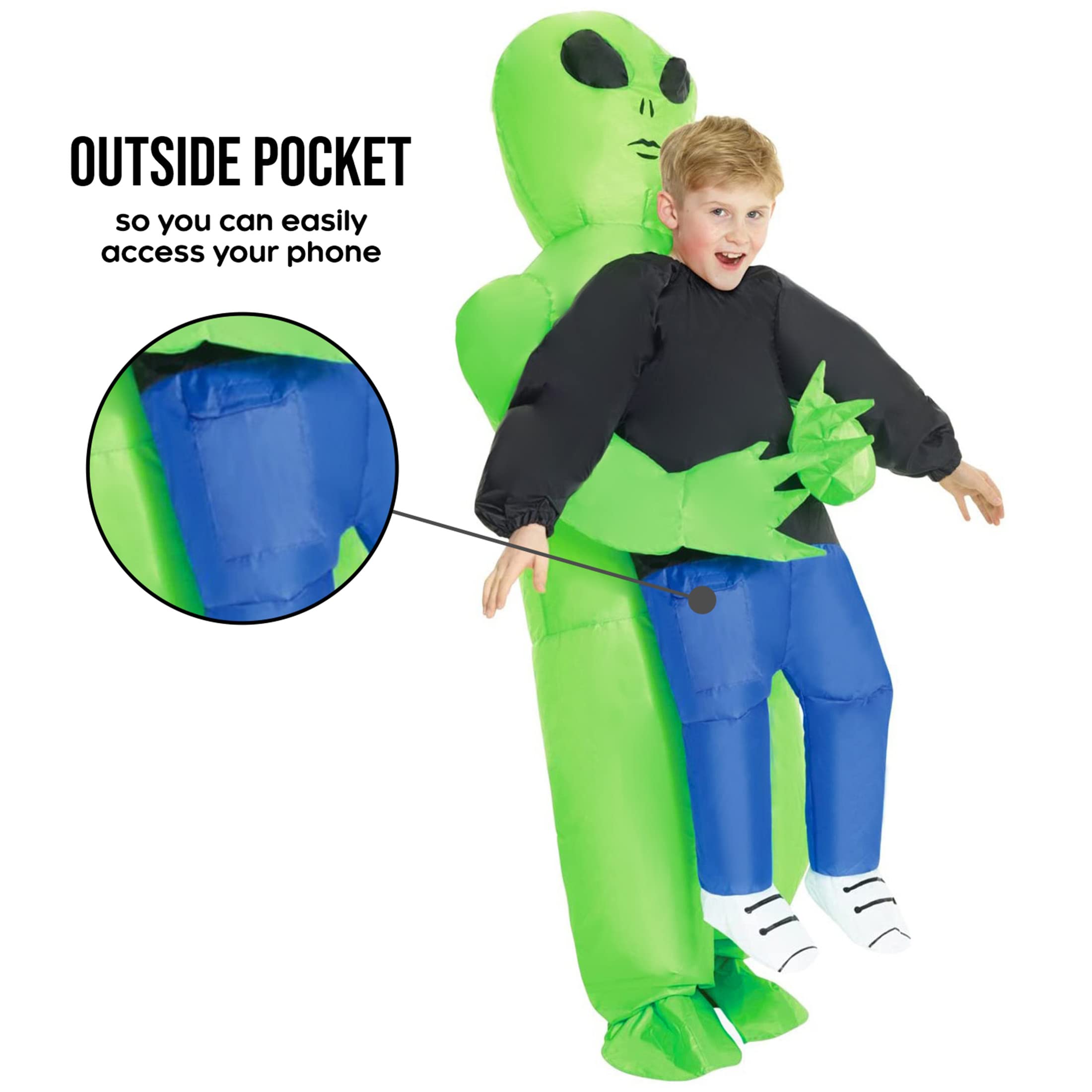 Morph Green Inflatable Alien Costume Kids Inflatable Costumes For Kids Blow Up Halloween Costumes For Kids Boys Girls
