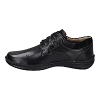 Josef Seibel Men's lace-up Low Shoe, Black Black 600 Black, 13.5 Wide