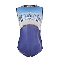 Blue Children's and Adlt's Gymnastic Leotards Ideal for Practice and Competitions