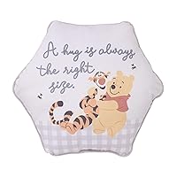 Disney Winnie the Pooh Hugs and Honeycombs Grey and White Gingham 