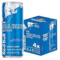 Red Bull Sea Blue Edition Energy Drink, 8.4 Fl Oz, 4 Cans