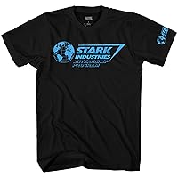 Marvel Graphic Tees Mens Shirts - Iron Man Stark Industries Intern Logo T Shirt - Shirts for Men