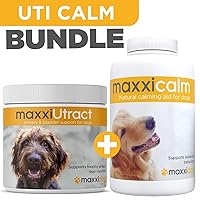 UTI Calm Bundle – maxxiUtract Urinary and Bladder Support for Dogs & maxxicalm Canine Calming Supplement