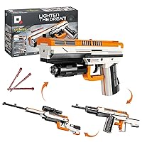 CampCo Sniper Rifle Gun Building Blocks Blaster Kit, like Lego & NERF, 14+  yrs & Adults, 1491 pcs 3D, Simulation Weapon Toy, DIY, Mechanical Model Kit