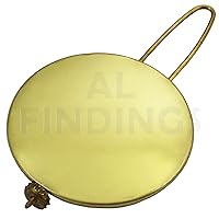 Clock Pendulum Bob (Round 43mm) : Ansonia Style Brass (80)