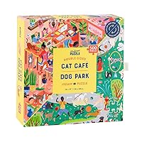 Cat Cafe & Dog Park 500pc Jigsaw Puzzle