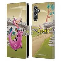 Head Case Designs Officially Licensed The Flintstones Dino Characters Leather Book Wallet Case Cover Compatible with Samsung Galaxy A25 5G