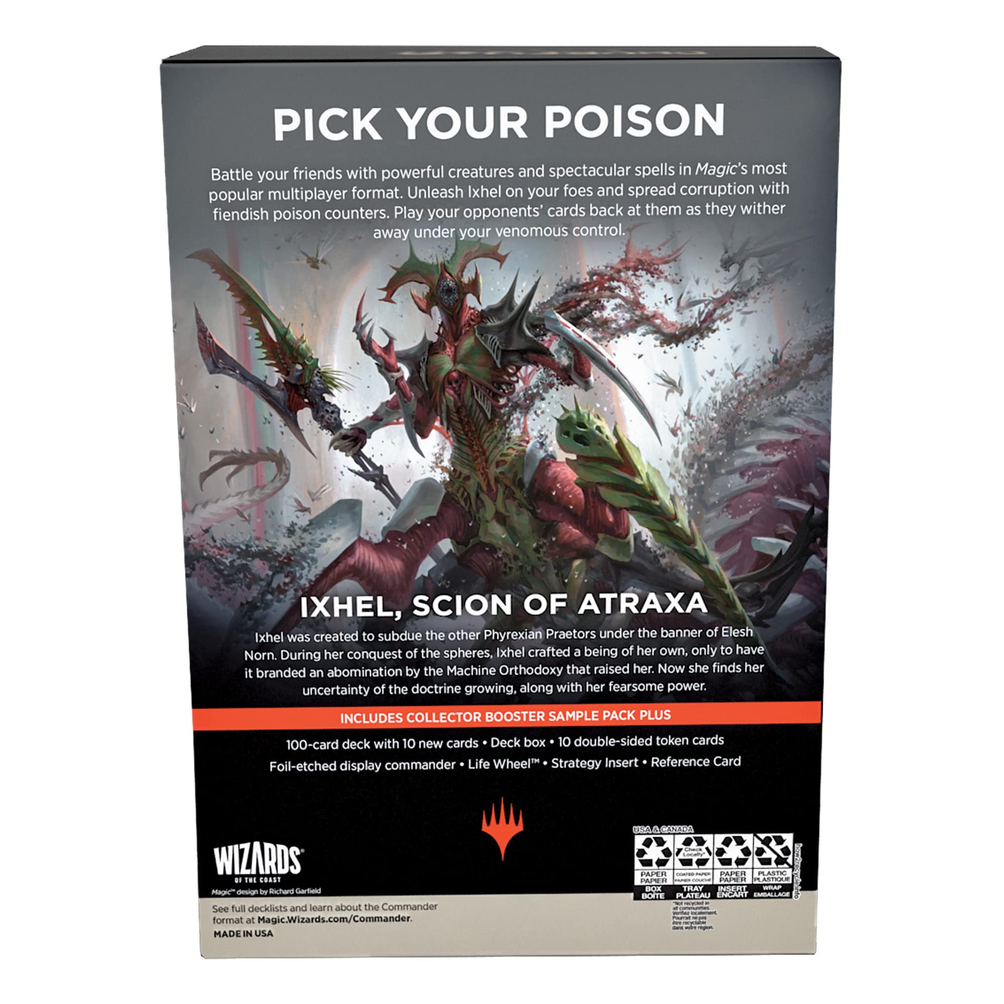 Magic: The Gathering Phyrexia: All Will Be One Commander Deck 1 + Collector Booster Sample Pack