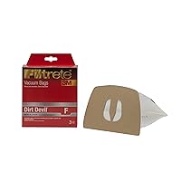 3M Filtrete Dirt Devil F Micro Allergen Vacuum Bag, Single Unit, Red